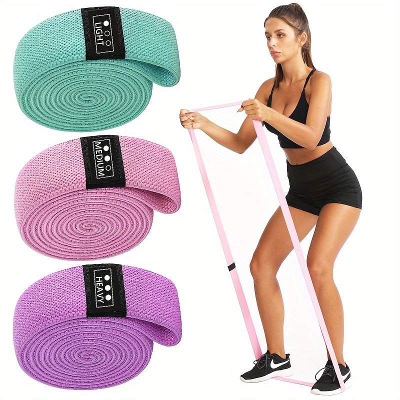 Yoga Fitness Stretching Strap - Sports Yoga Long Backless Knit Elastic