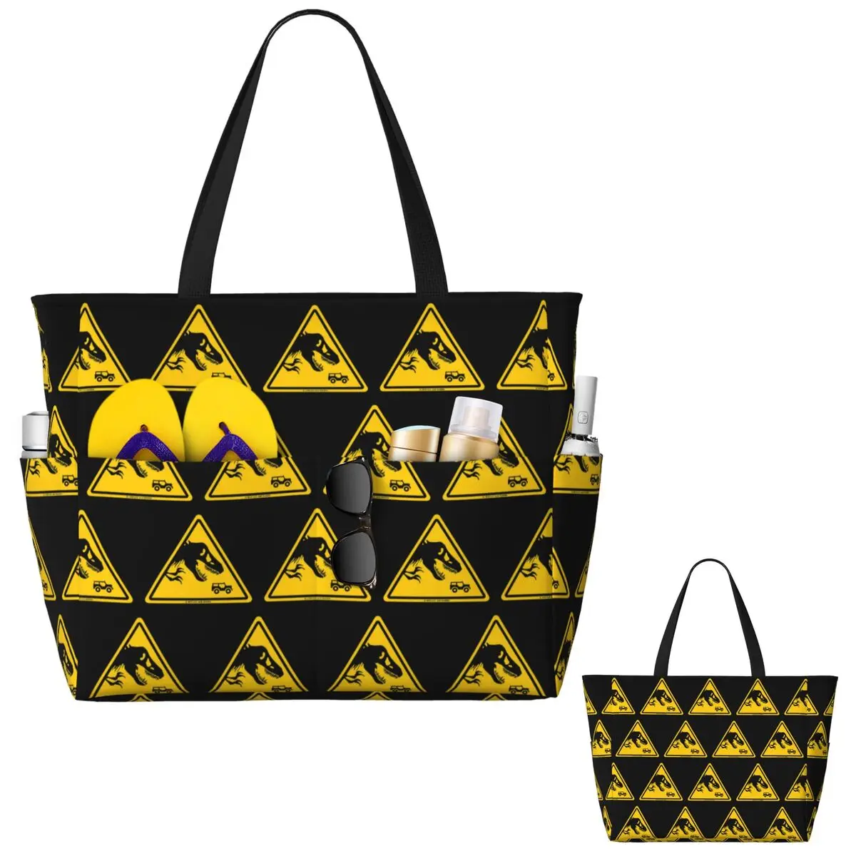 Yoga Fitness Park - Jurassic Park (5) Beach Tote Bag