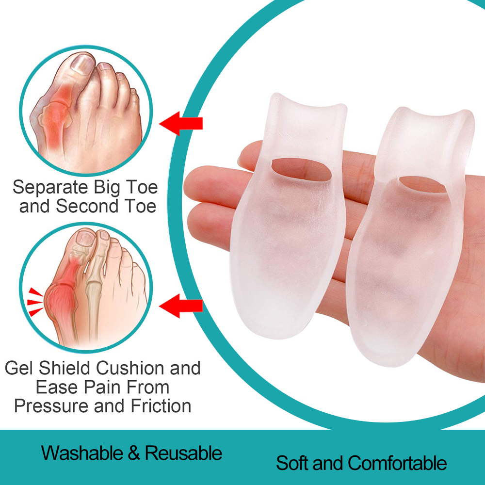 1 Pair Protective Toe Separato – обзор и цена Yoga Toe Separator