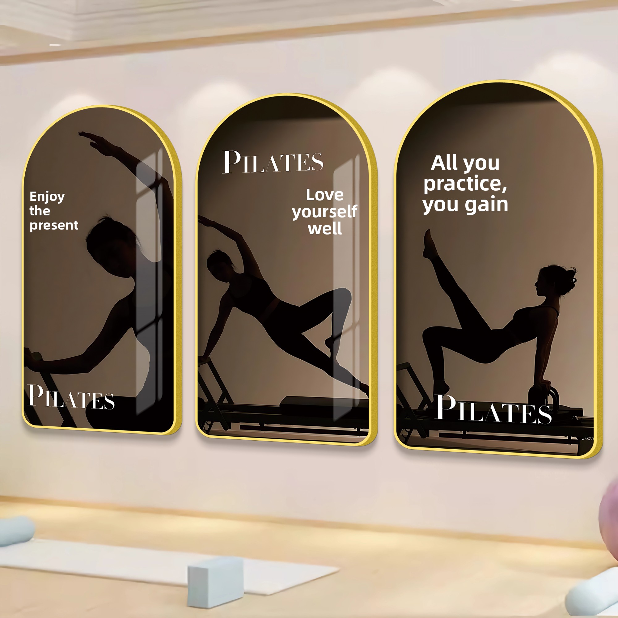 Modern Yoga Studio Wall Decora – обзор и цена Yoga Fitness Class