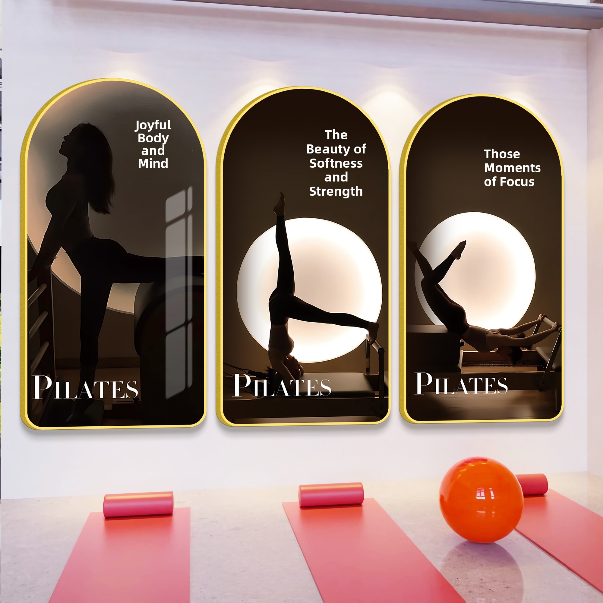 Modern Yoga Studio Wall Decora – обзор и цена Yoga Fitness Class