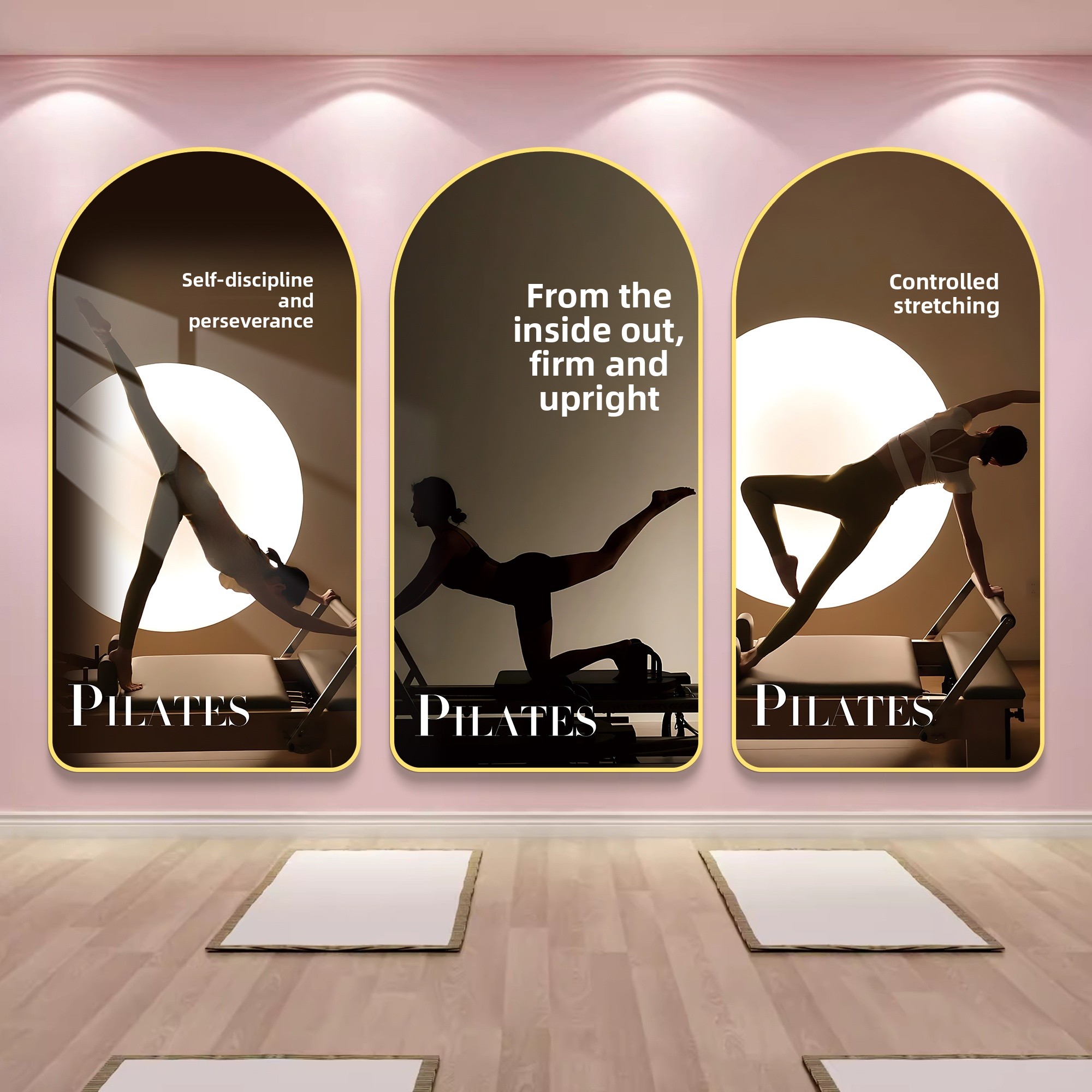 Modern Yoga Studio Wall Decora – обзор и цена Yoga Fitness Class