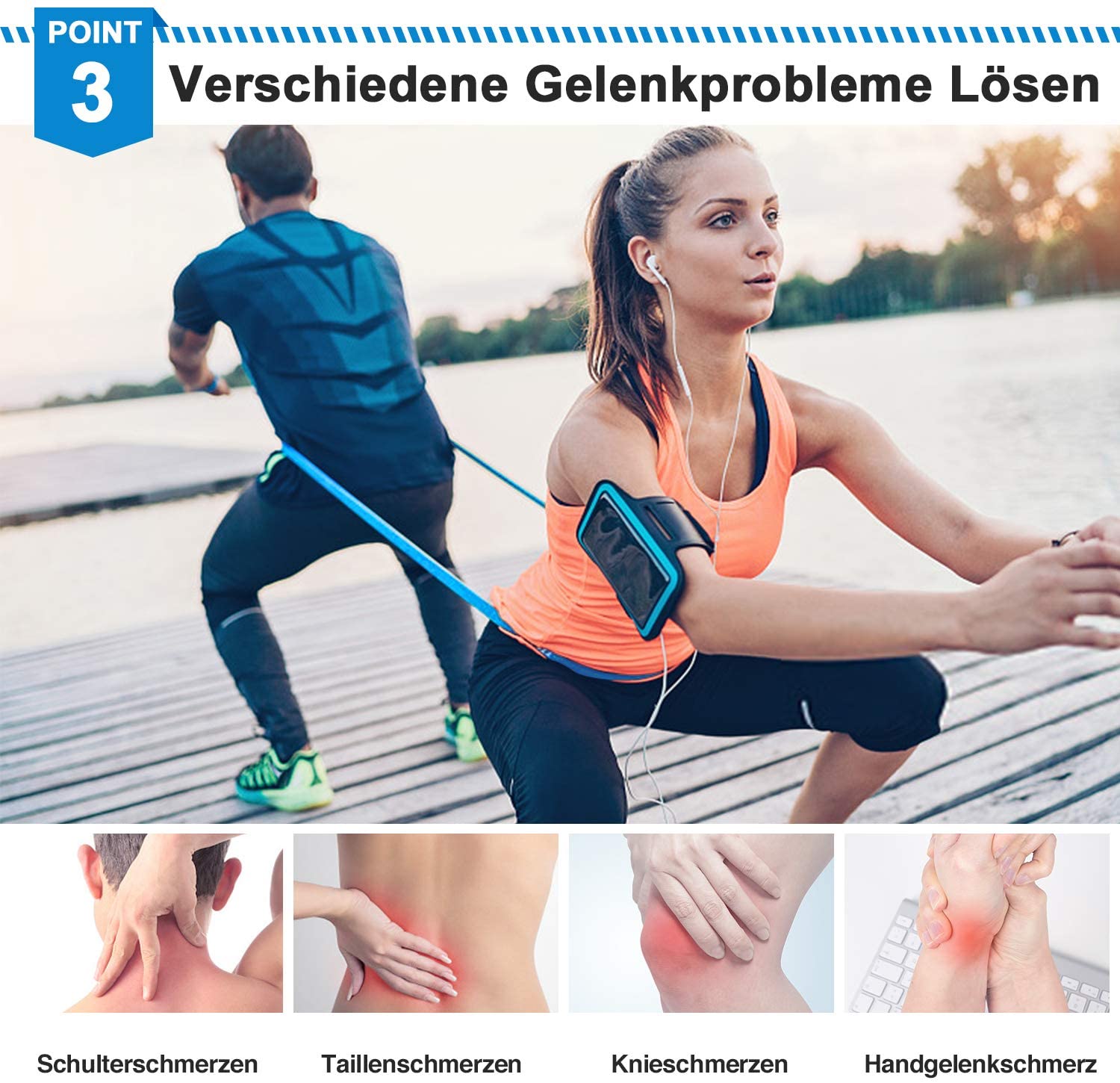 Elastic Fitness Bands 3Pcs Res – обзор и цена Yoga Fitness Stretching Strap