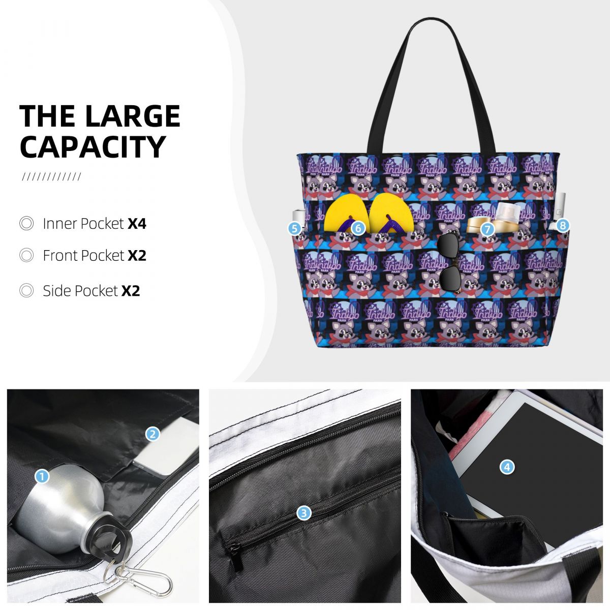 Rambley Indigo Park Beach Tote – обзор и цена Yoga Fitness Park