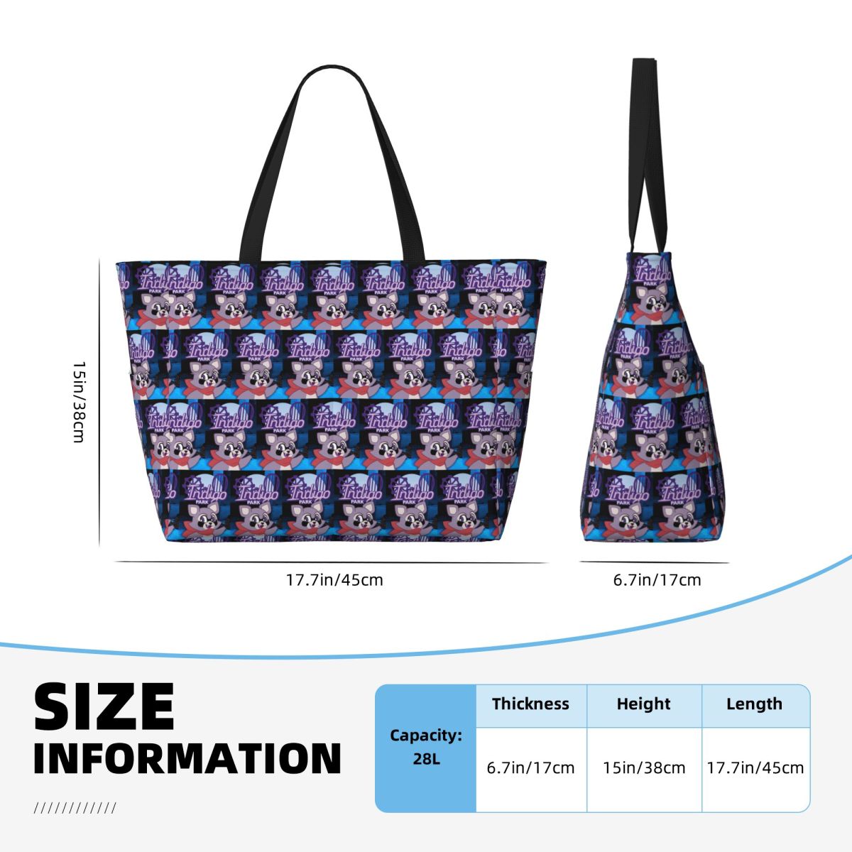 Rambley Indigo Park Beach Tote – обзор и цена Yoga Fitness Park