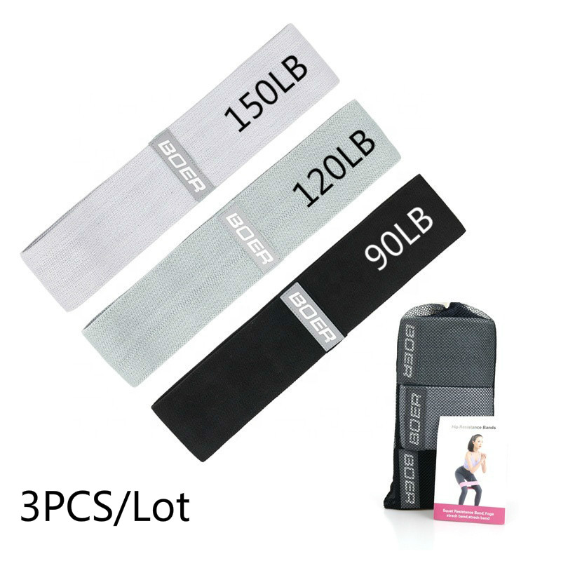 3PCS Women Men Fabric Resistan – обзор и цена Yoga Fitness Resistance Band