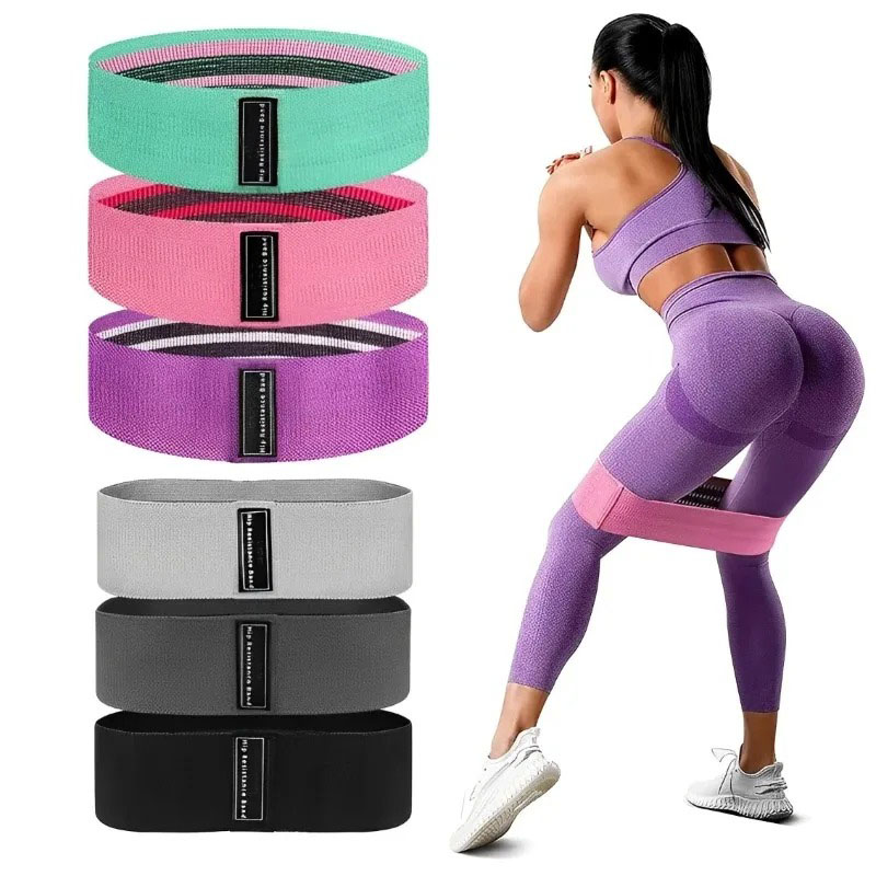 3Pcs Fabric Resistance Hip Boo – обзор и цена Yoga Fitness Resistance Band