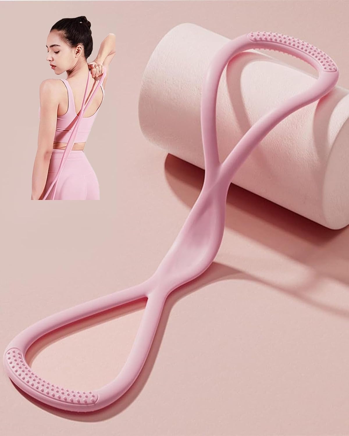 Figure-8 yoga resistance band, – обзор и цена Yoga Fitness Stretching Strap