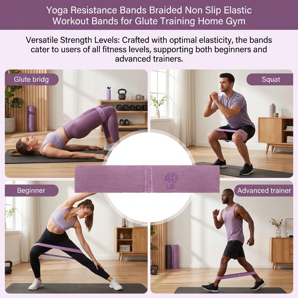 Crochet Non-Slip Yoga Resistan – обзор и цена Yoga Fitness Stretching Strap