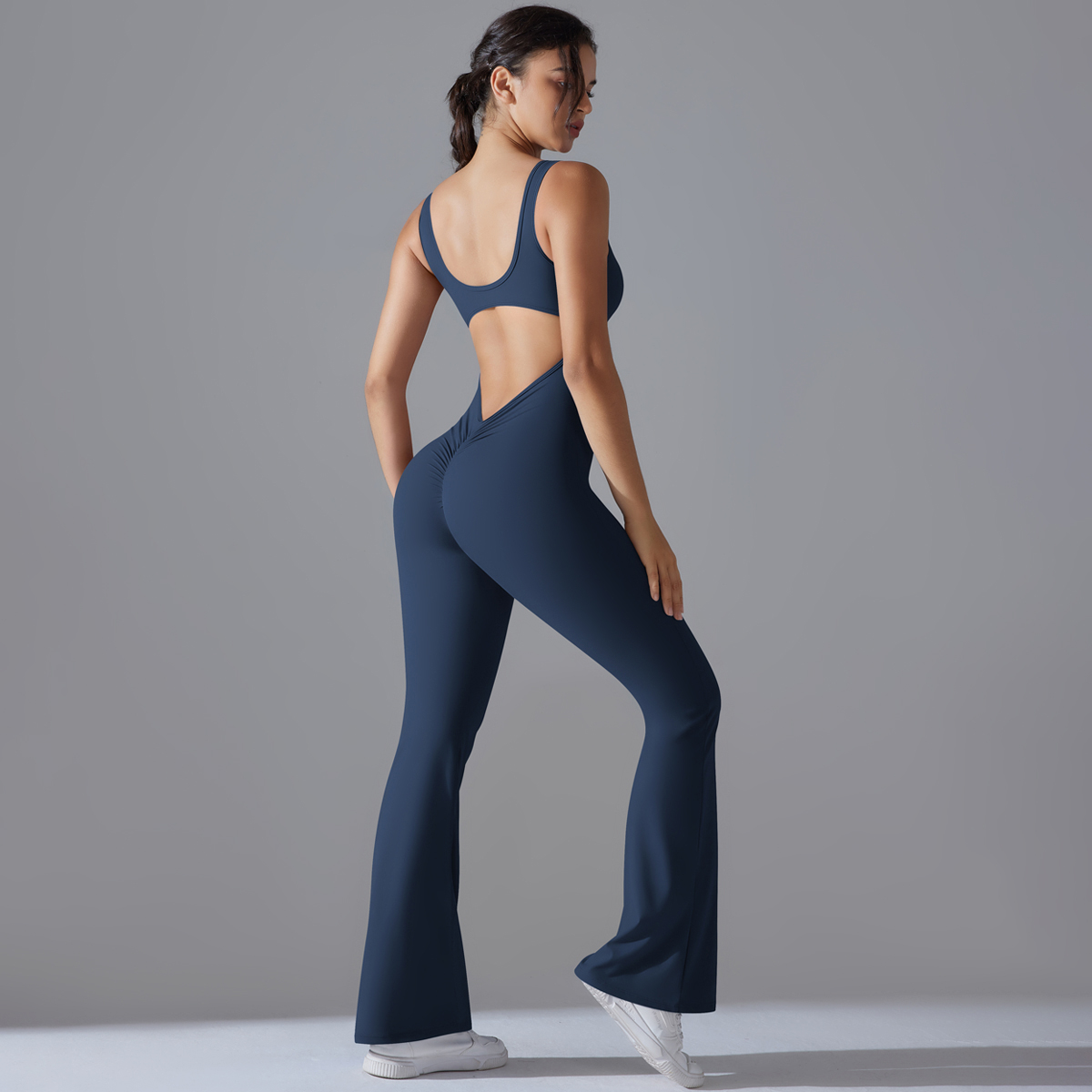 Sexy Back V Jumpsuit Gym Set W – обзор и цена Yoga Fitness Stretching