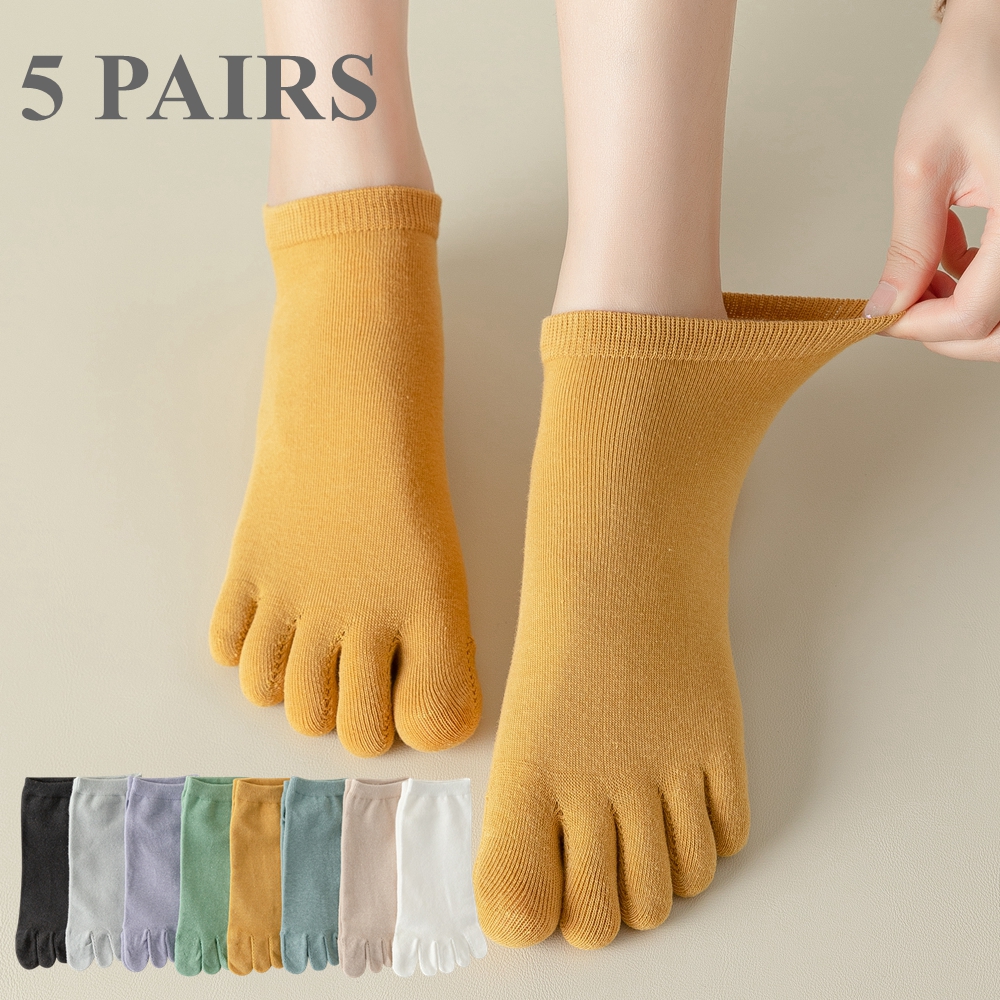5 Pairs Women Toe Socks with S – обзор и цена Yoga Toe Separator