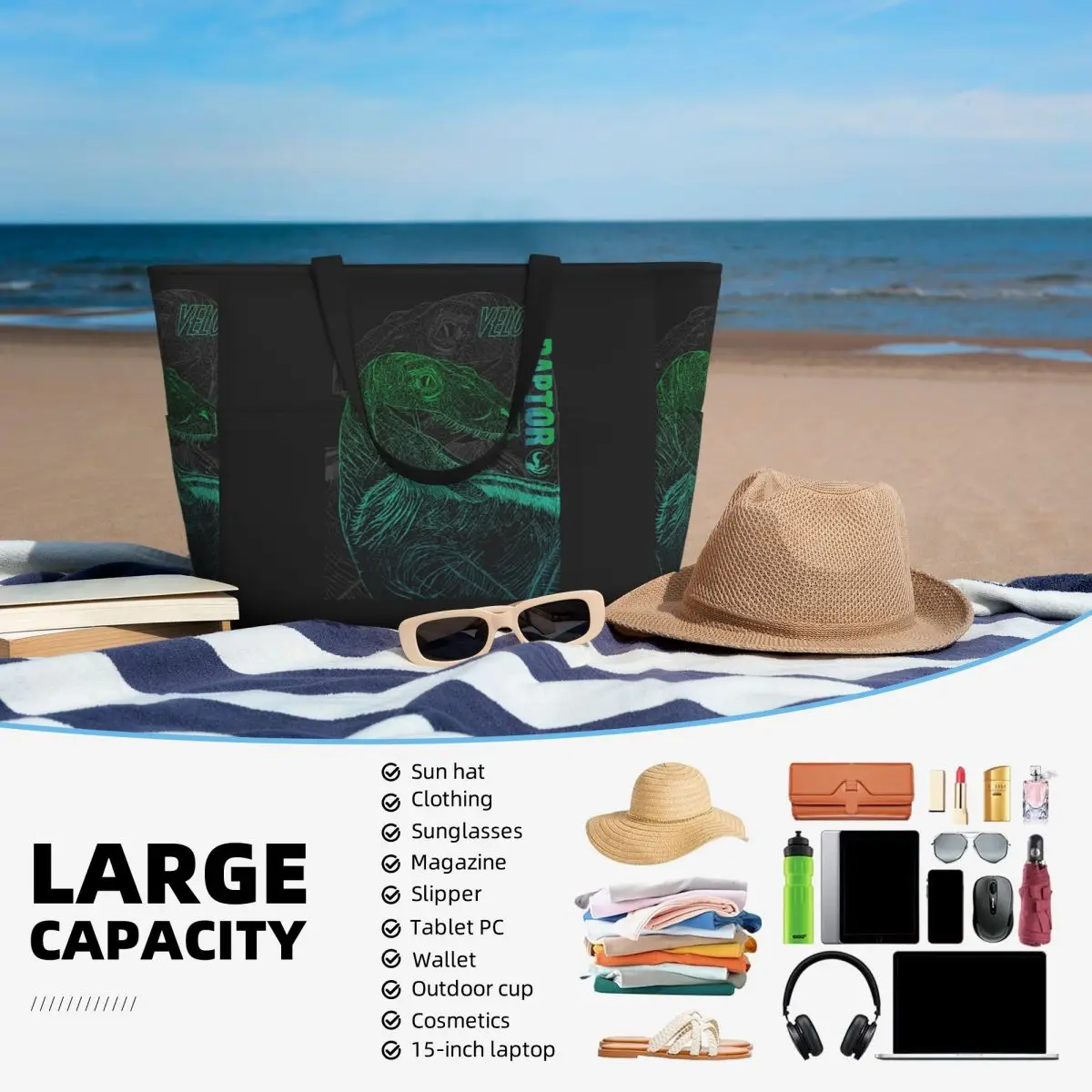 Jurassic Park (8) Beach Tote B – обзор и цена Yoga Fitness Park