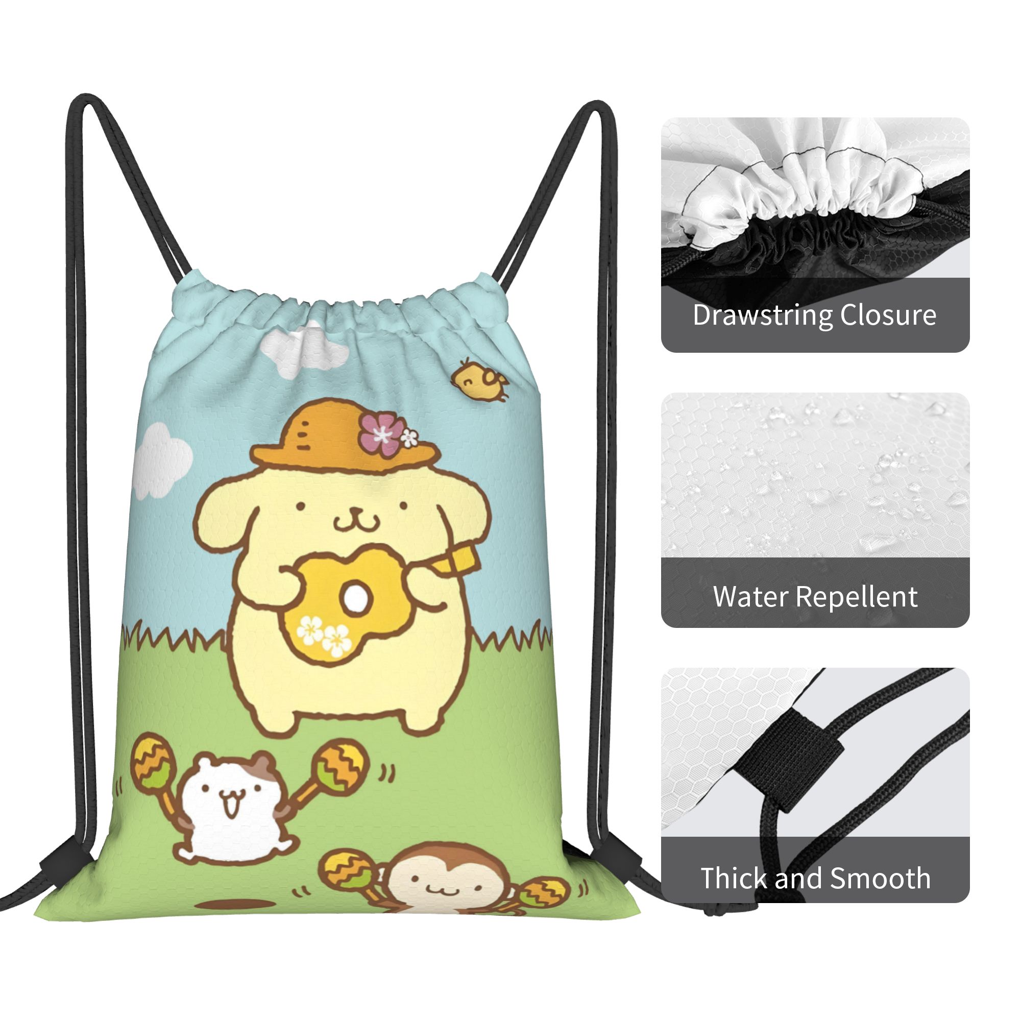 Custom P-Pompompurines Drawstr – обзор и цена Yoga Fitness Bag