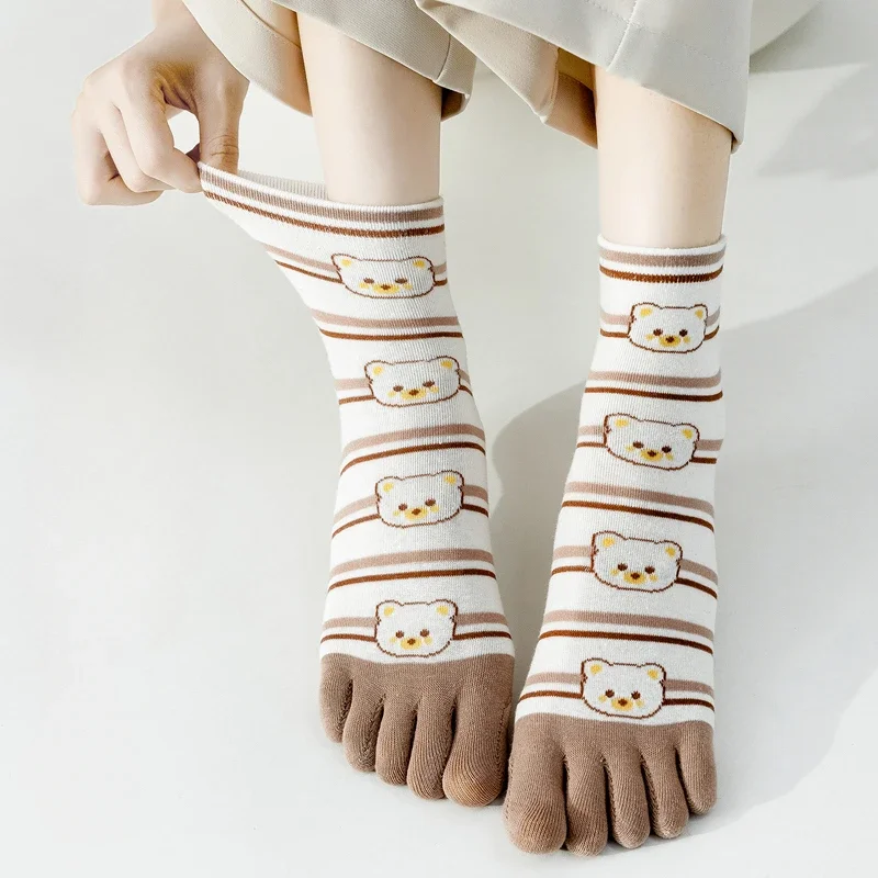 5 Pairs Five Finger Socks Wome – обзор и цена Yoga Toe Separator