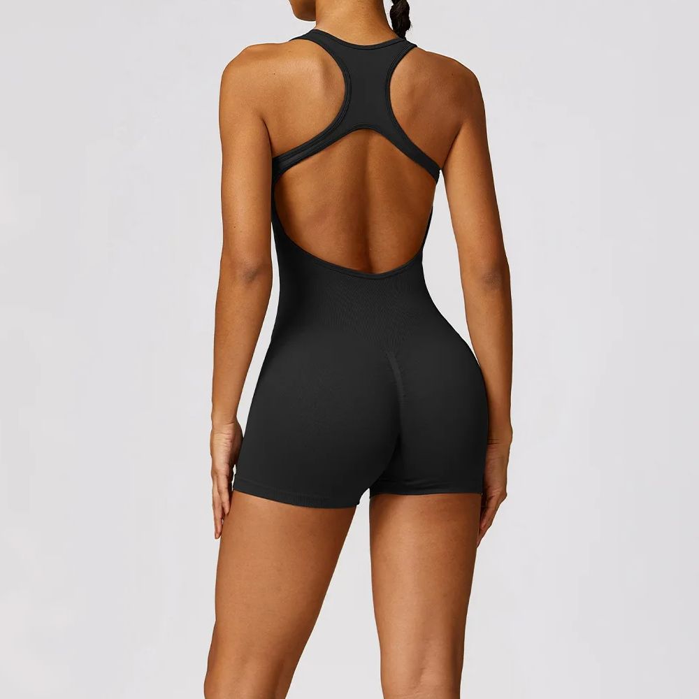 Sexy Back Jumpsuit Gym Set Wom – обзор и цена Yoga Fitness Stretching