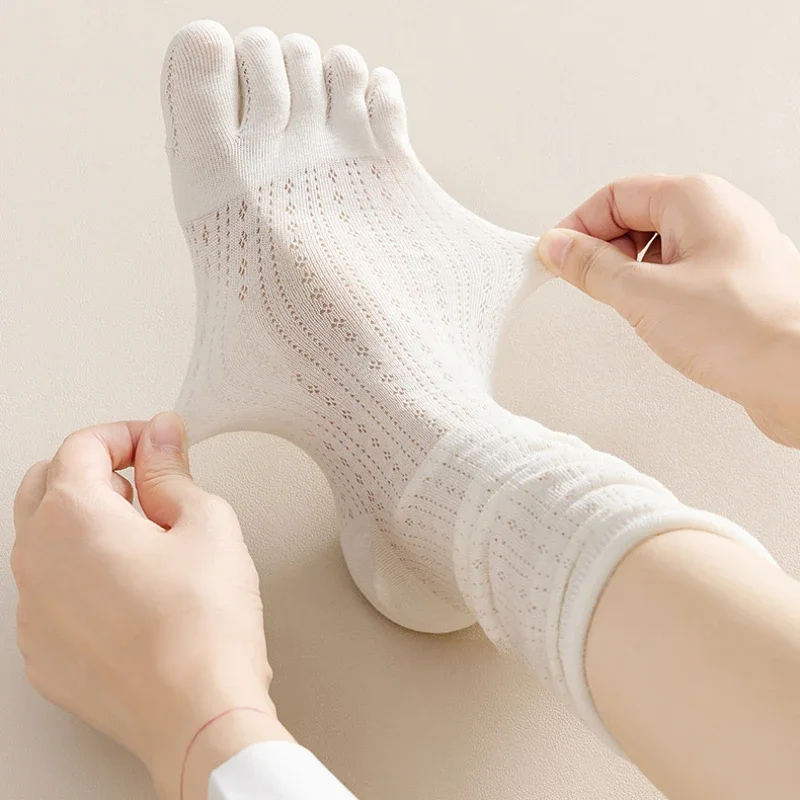 5 Pairs Loose Socks with Five  – обзор и цена Yoga Toe Separator