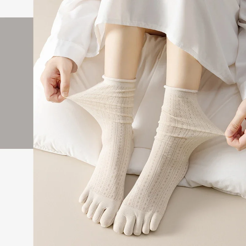 5 Pairs Loose Socks with Five  – обзор и цена Yoga Toe Separator