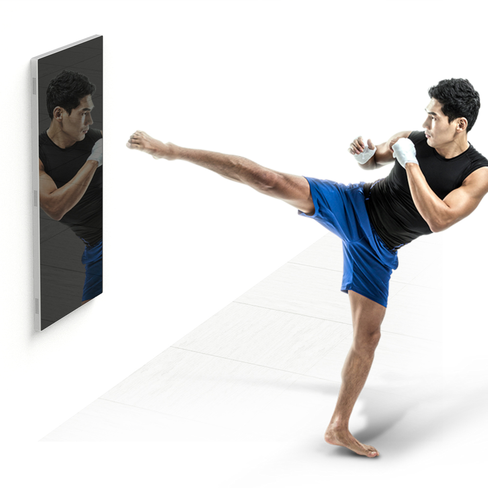 Wall Mounted Interactive Mirro – обзор и цена Yoga Fitness App