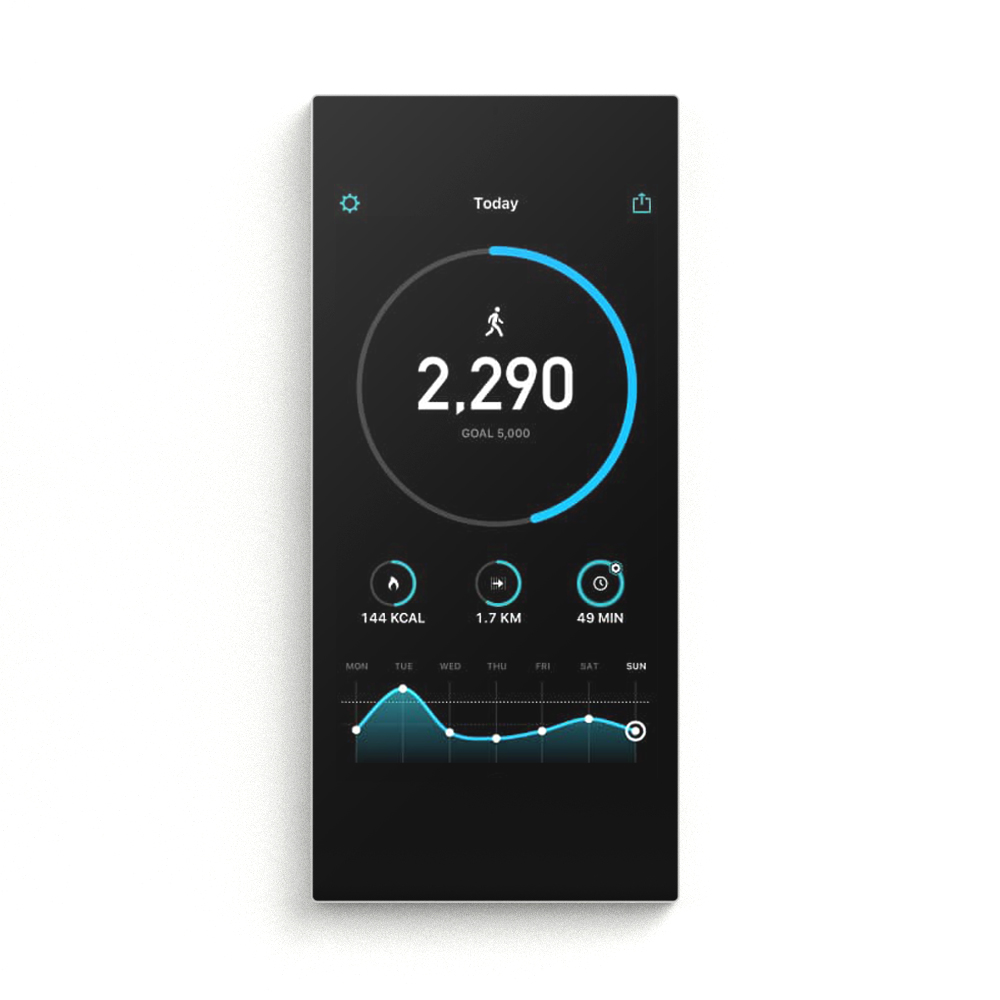 Wall Mounted Interactive Mirro – обзор и цена Yoga Fitness App