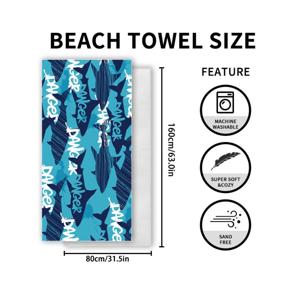 Fish Tail Print Beach Towels a – обзор и цена Yoga Fitness Bag