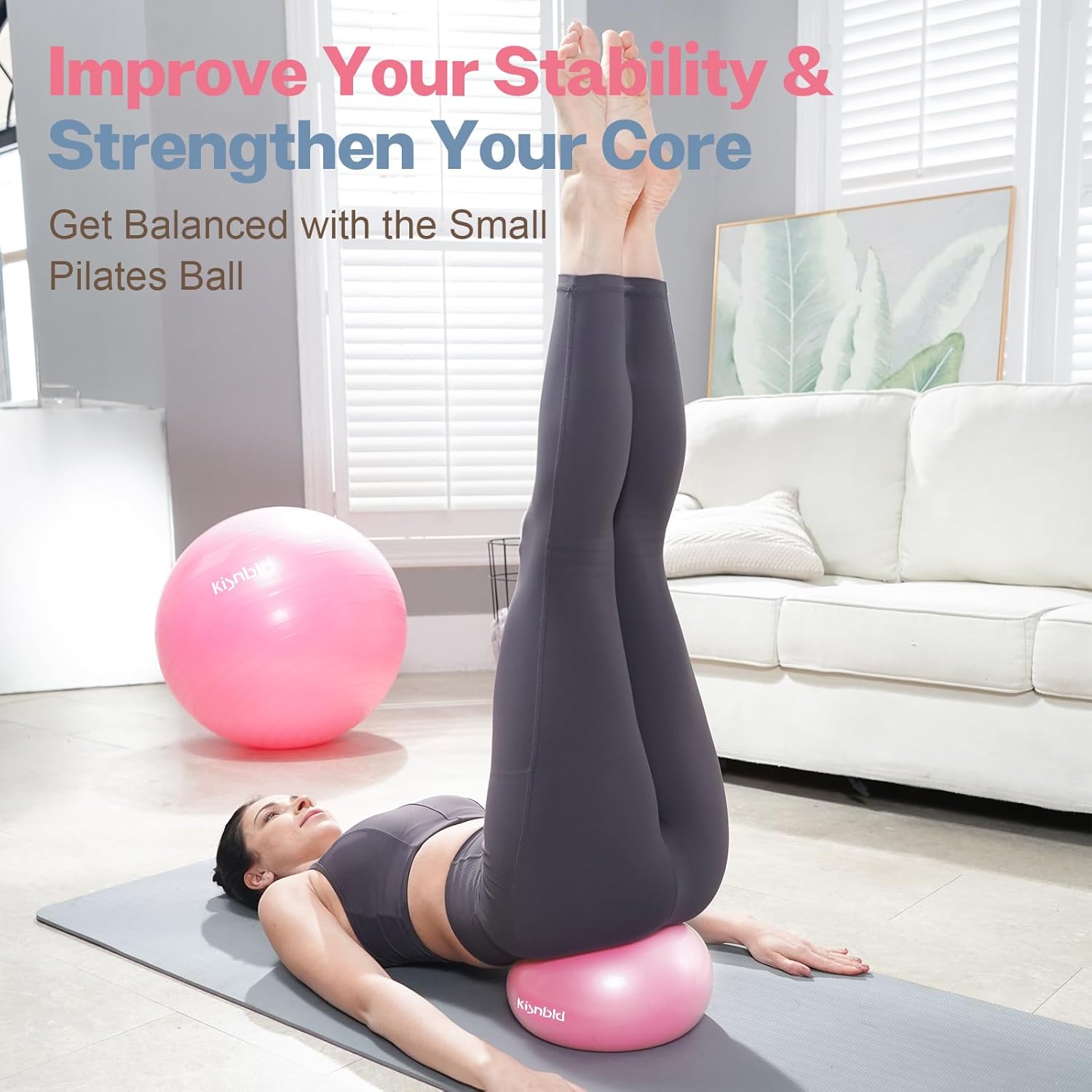 kisnbld Small Exercise Ball, 9 – обзор и цена Exercise Ball Stability
