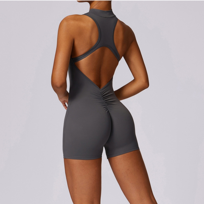 Summer Zipper Workout Jumpsuit – обзор и цена Yoga Overall Fitness