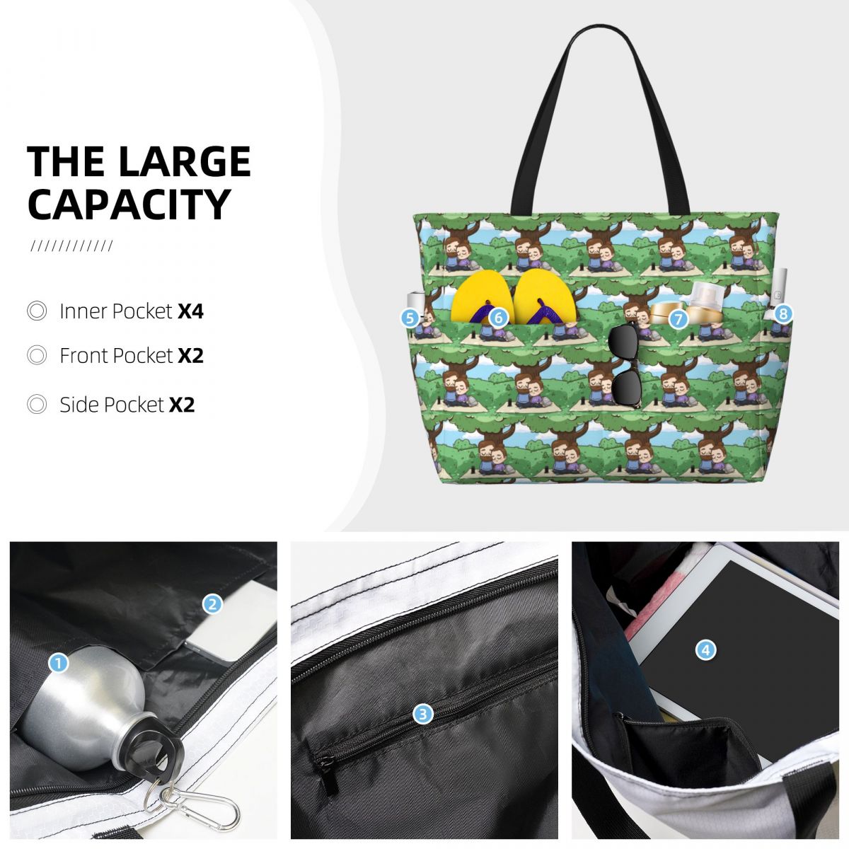 Park Day - Pibubear Beach Tote – обзор и цена Yoga Fitness Park
