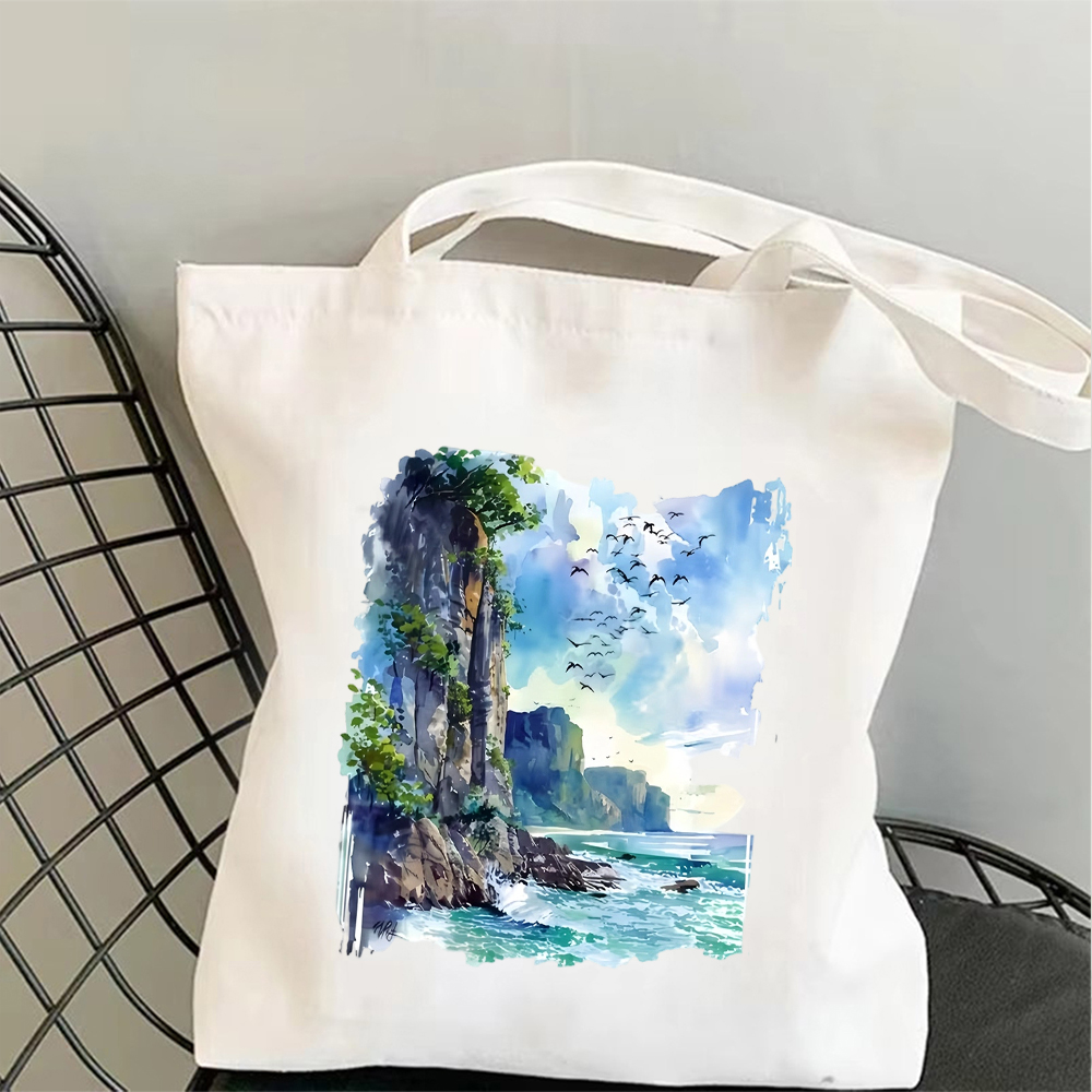 Tropical Beach Canvas Tote Bag – обзор и цена Yoga Fitness Bag