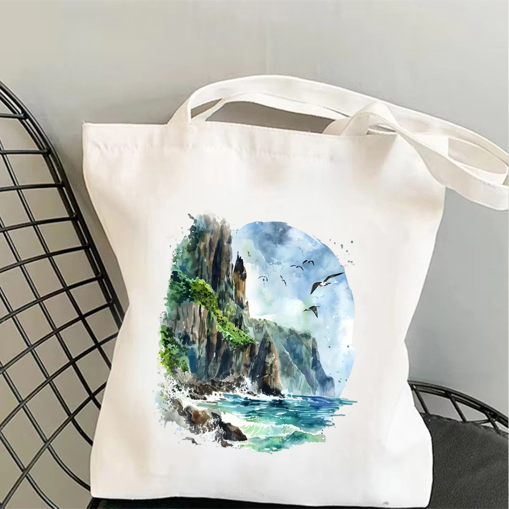 Tropical Beach Canvas Tote Bag – обзор и цена Yoga Fitness Bag