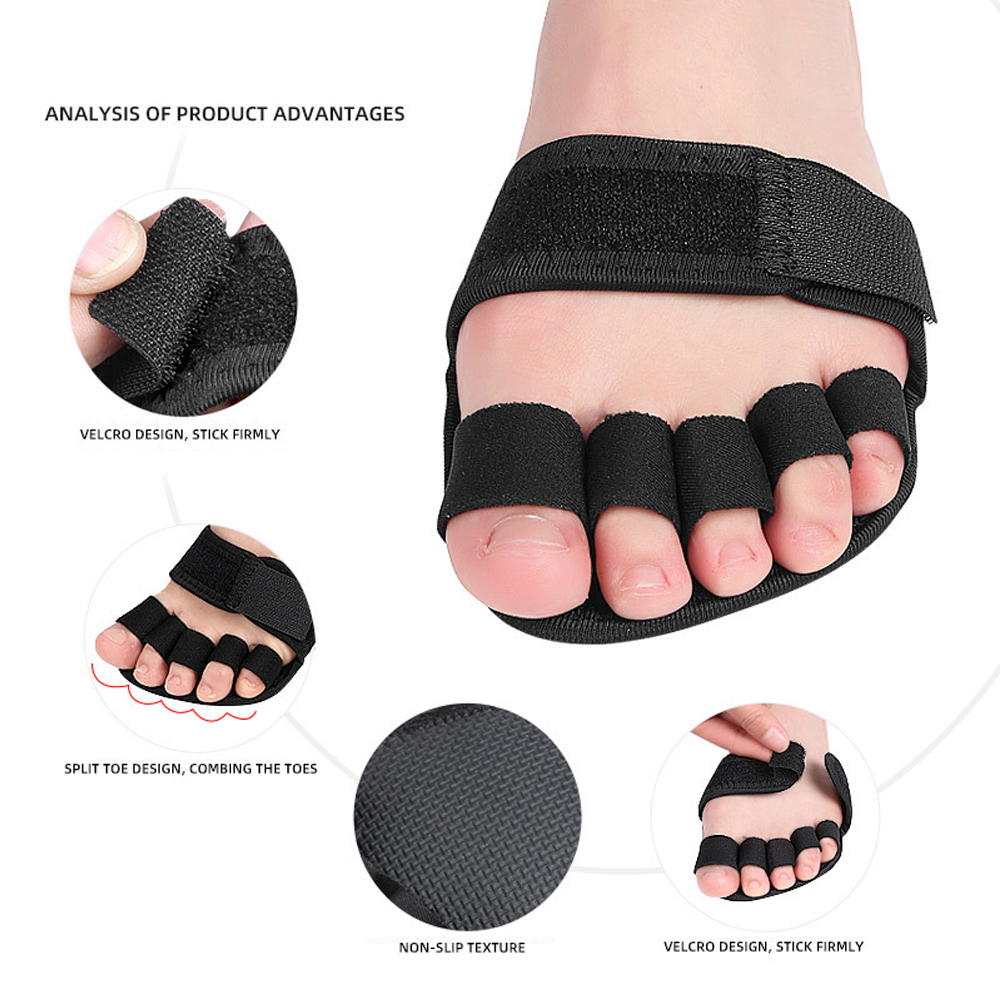 1 Pair Five-Finger Half-Palm Y – обзор и цена Yoga Toe Separator