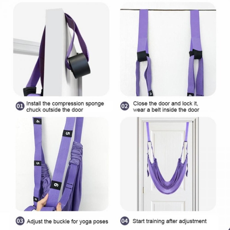 Adjustable Aerial Yoga Hammock – обзор и цена Yoga Fitness Stretching Strap
