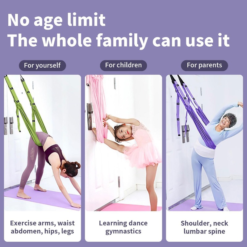 Adjustable Aerial Yoga Hammock – обзор и цена Yoga Fitness Stretching Strap