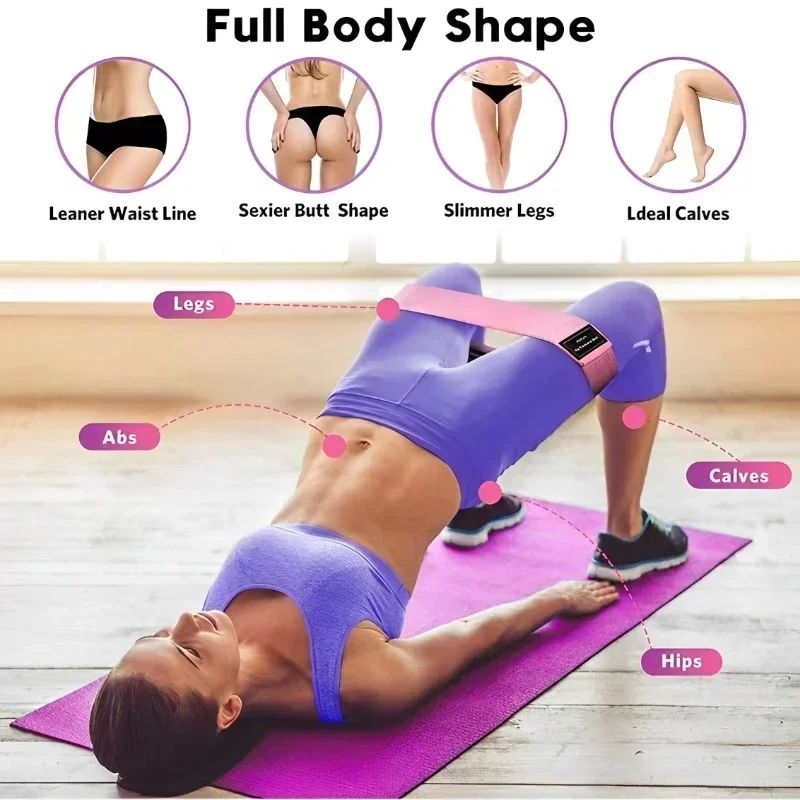 Fabric Resistance Hip Booty Ba – обзор и цена Yoga Fitness Resistance Band