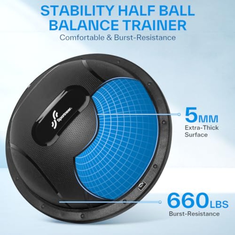 Half Balance Ball - Inflatable – обзор и цена Exercise Ball Stability