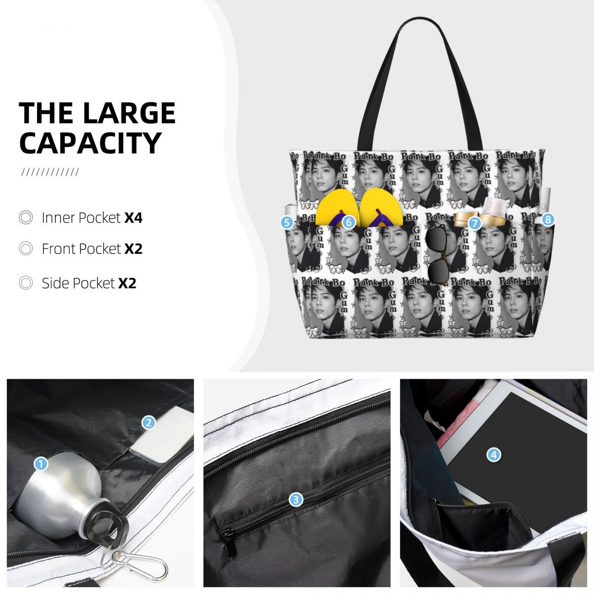 Park Bo Gum Kpop Beach Tote Ba – обзор и цена Yoga Fitness Park
