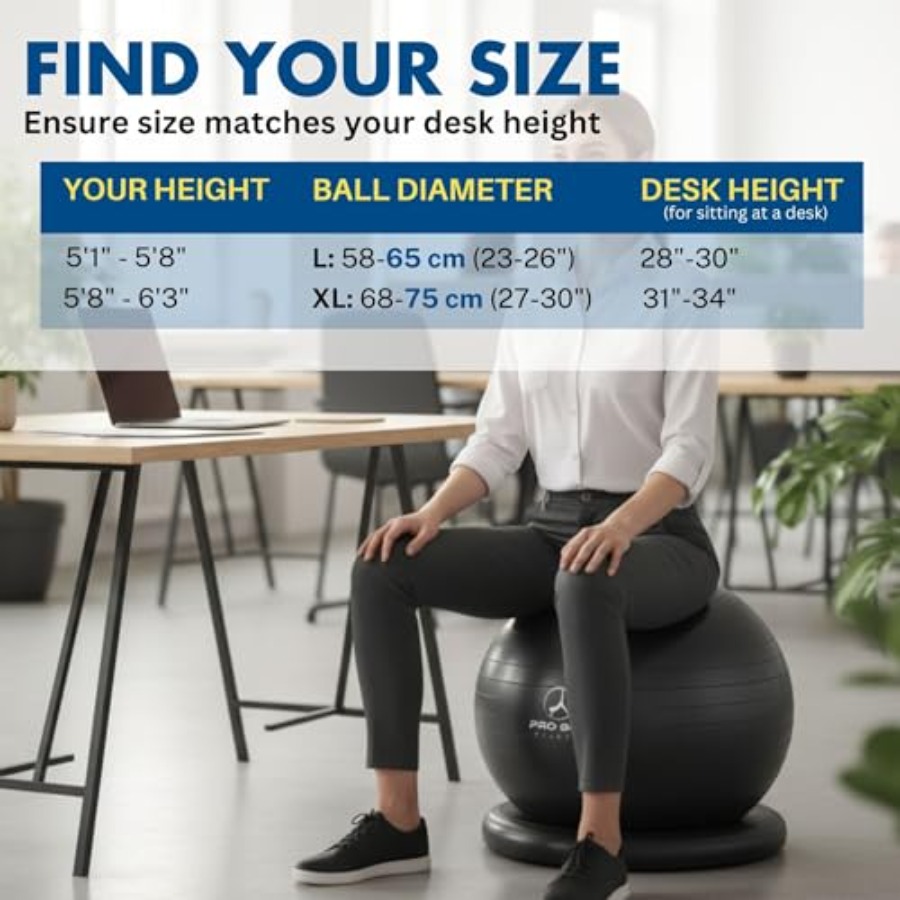Yoga Ball Chair, Exercise Ball – обзор и цена Exercise Ball Stability