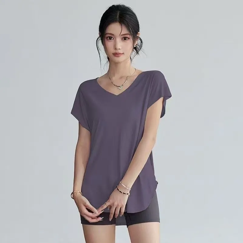 Women's Slimming Round Neck Yo – обзор и цена Yoga Fitness Stretching
