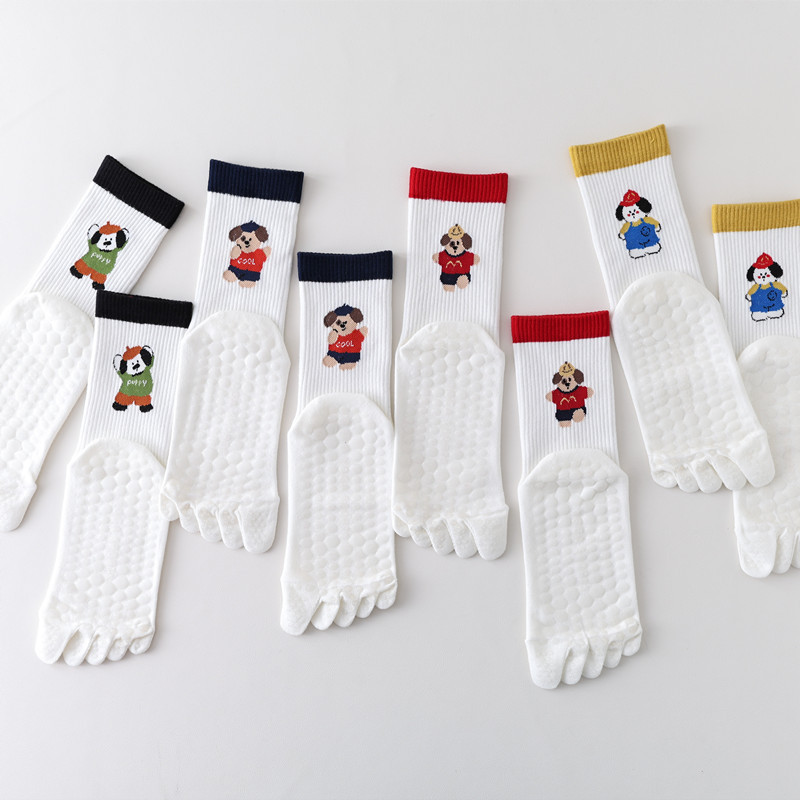 Cartoon 5-Toe Yoga Socks Non-S – обзор и цена Yoga Toe Separator
